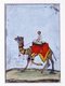 Painting of a musician on camel back taking part in the 'Id ceremonial procession of Mughal Emperor Bahadur Shah II (r. 1837-1857) in 1840.